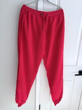Galaxy By Harvic Red Fleece Sweatshirt (5XL)